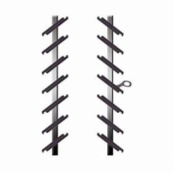 TIGER LOUVRE FRAME 7 BLADE GALVANISED DOUBLE CLIP