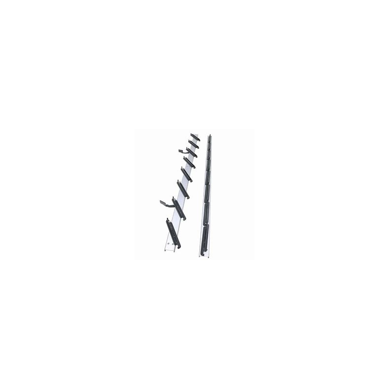 WIND-HHL LOUVRE FRAME 8 BLADE ALUMINIUM DOUBLE CLIP