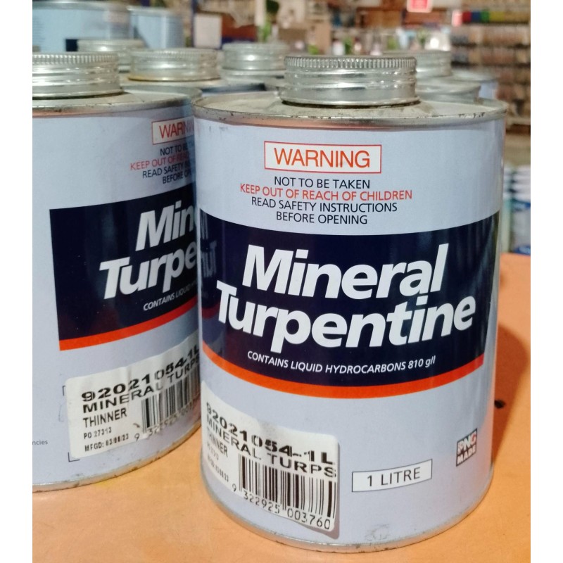 DULUX MINERAL TURPENTINE 1L (PAINT THINNNER) DULUX MINERAL TURPENTINE 1L (PAINT THINNNER)