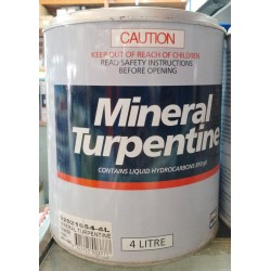 DULUX MINERAL TURPENTINE 4L (PAINT THINNER & CLEANER)