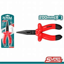 TOTAL INSULATED LONG NOSE PLIER 8  200MM