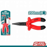 TOTAL INSULATED LONG NOSE PLIER 8  200MM
